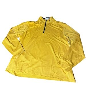 Polo by Ralph Lauren XXL Yellow Quarter Zip Pullover
